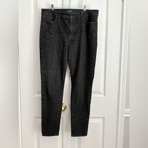 Lauren Ralph Lauren Womens Black Denim Jeans, size 12
